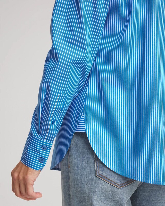 No Iron Classic Striped Shirt - image 4